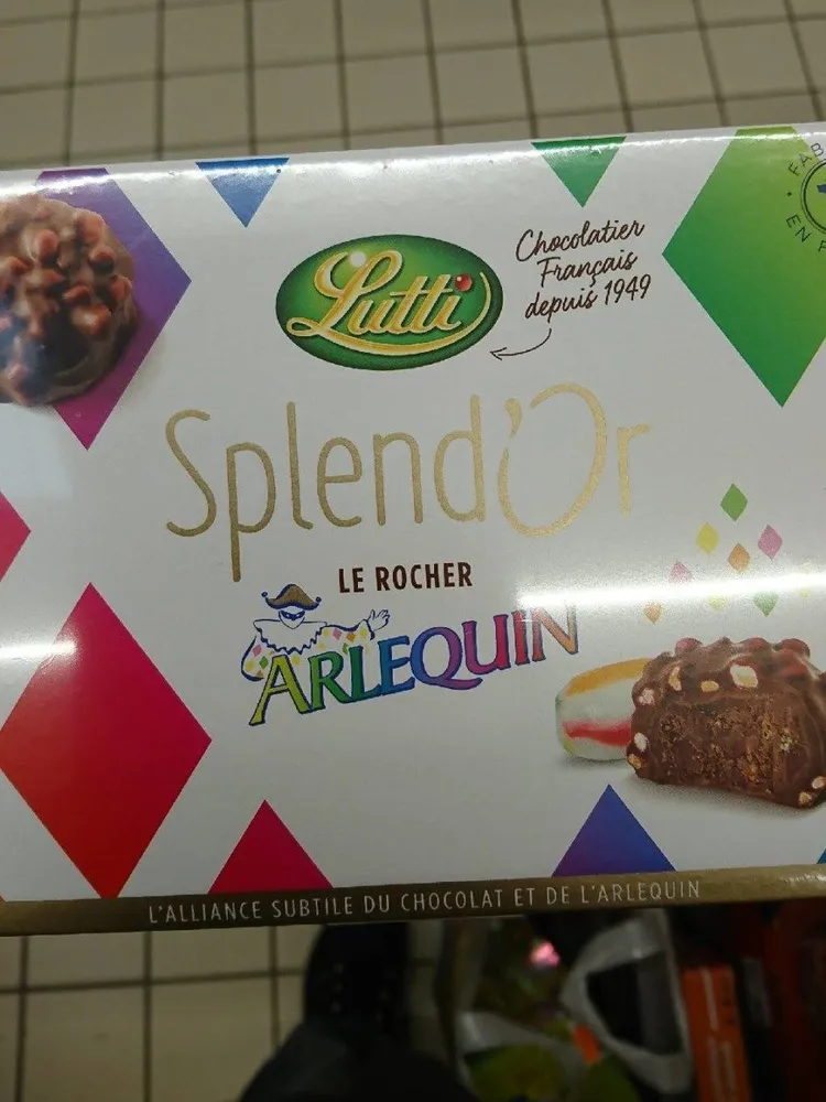 Chocolat splendide le rocher arlequin
