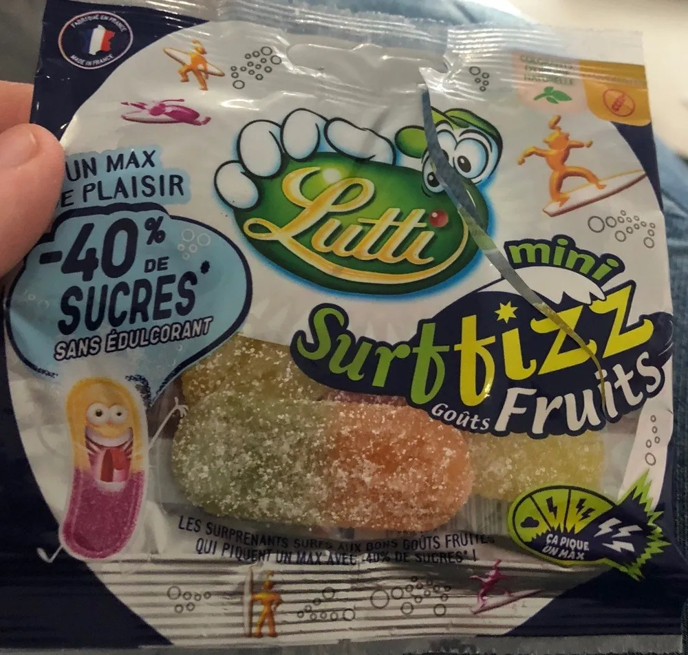 Lutti surf fizz