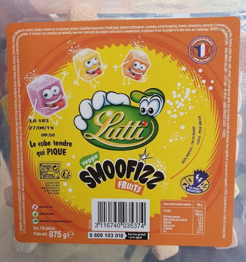 Smoofizz fruits