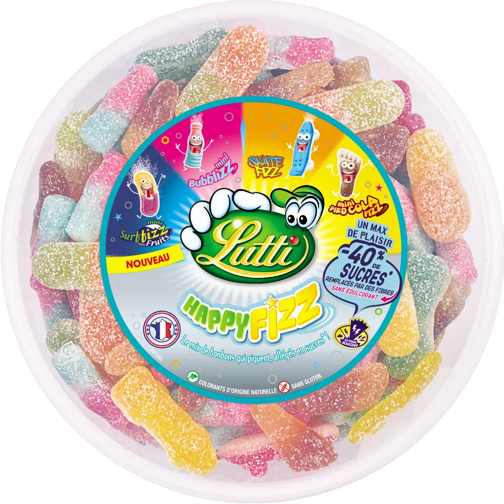 Tubo happyfizz 450 g low sugar
