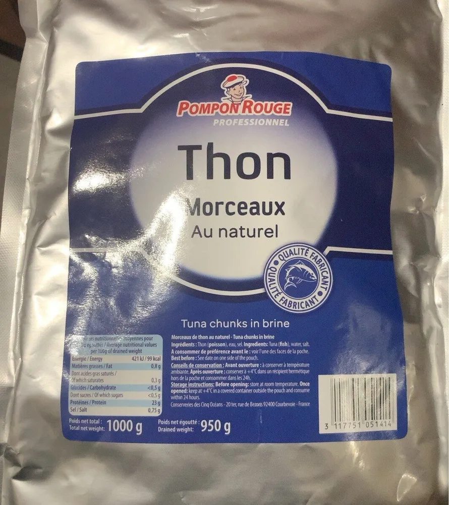 Thon Morceaux au naturel