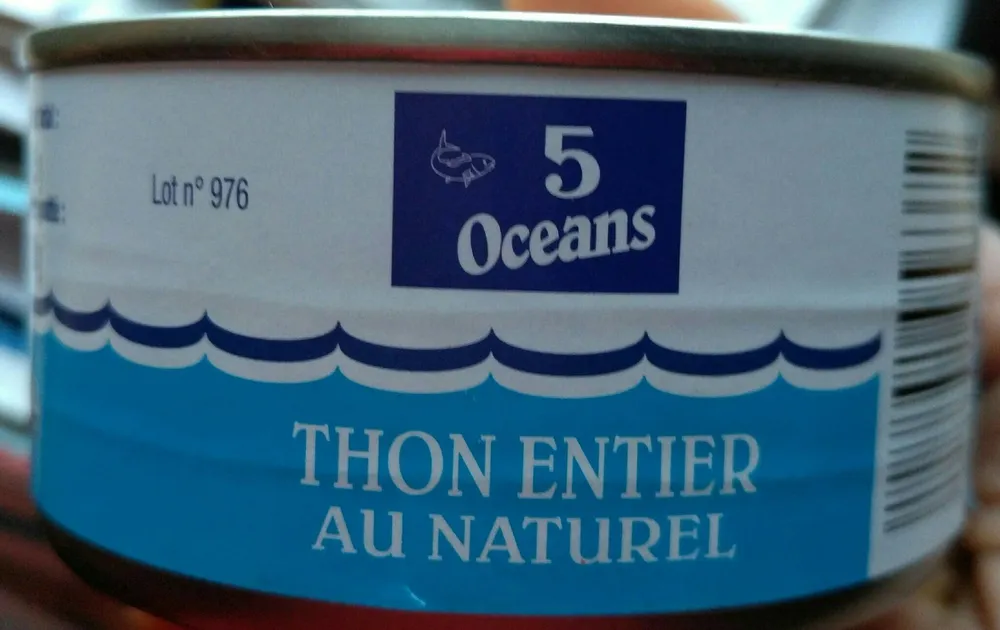 Thon entier au naturel