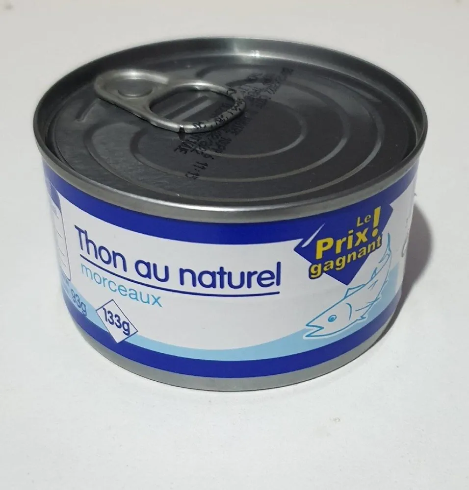 Thon au naturel morceaux