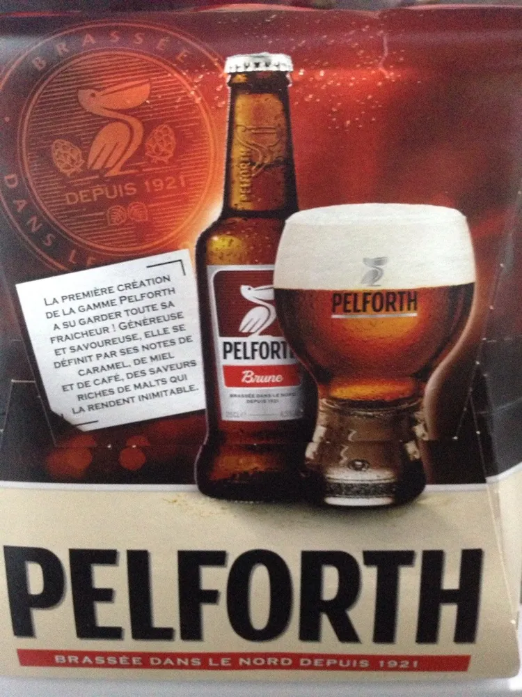 Pelforth, bière brune, pack de 12 x 25 cl