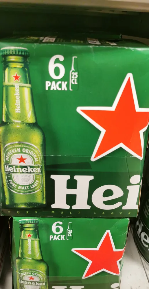 6X25CL HEINEKEN PK 5%V