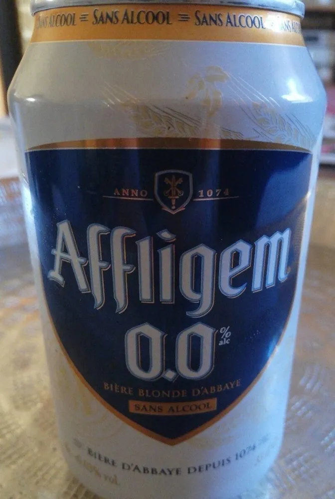 Bière blonde d'abbaye sans alcool