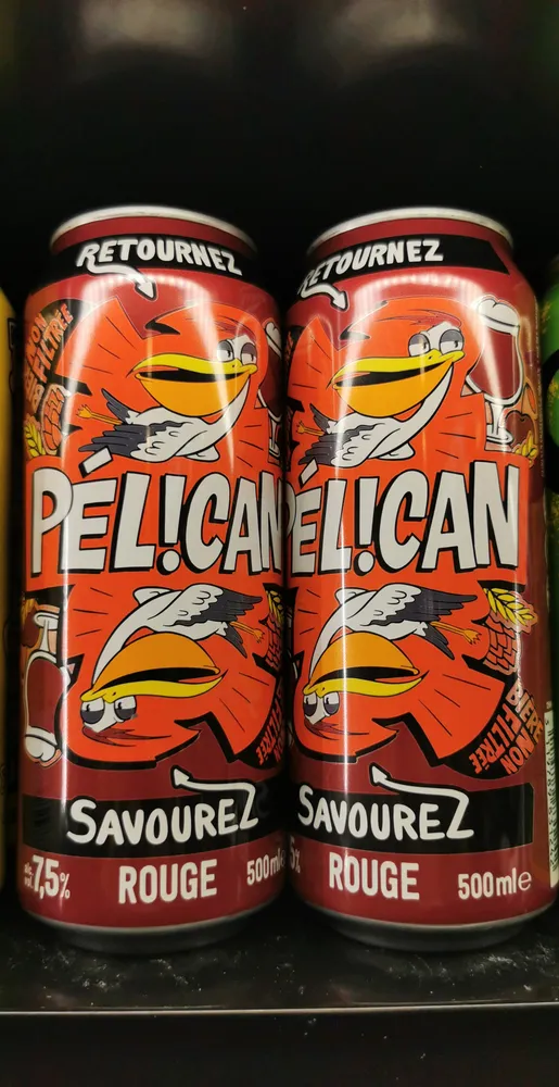 50CL PELICAN ROUGE BOITE