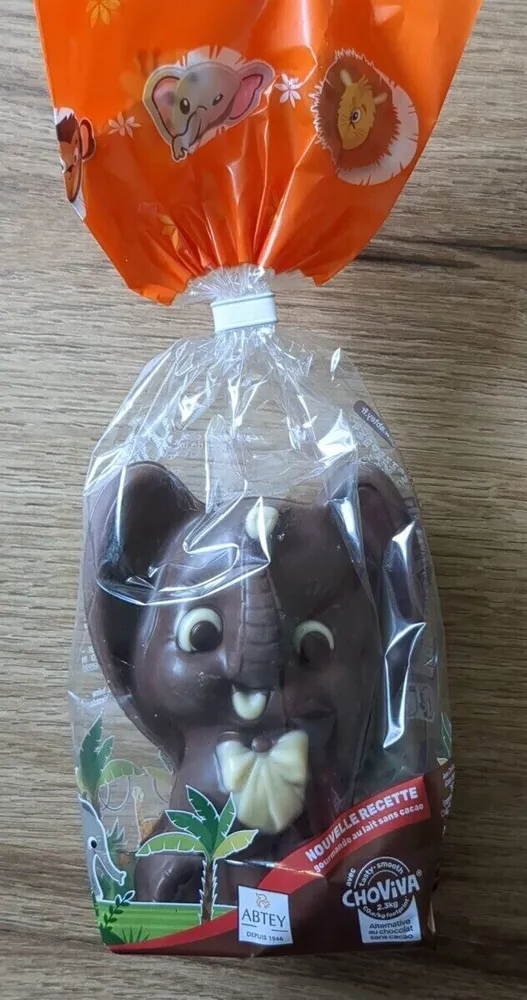Éléphant en chocolat