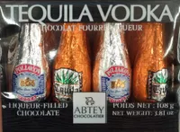 Chocolat fourré liqueur Tequila Vodka