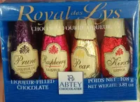 Chocolat fourré liqueur Royal des Lys