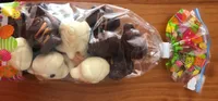 Sachet poissons chocolat lait et blanc