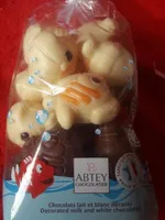 Chocolats lait r blanc décorés