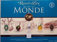 Alcools du Monde Chocolats noirs fourrés