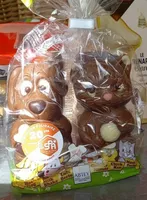 Chocolat au lait moulage chat chien