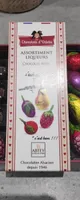 Assortiment liqueurs chocolat noir
