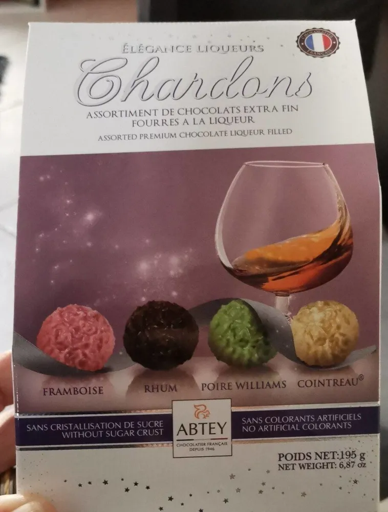 Chardons fourrés à la liqueur