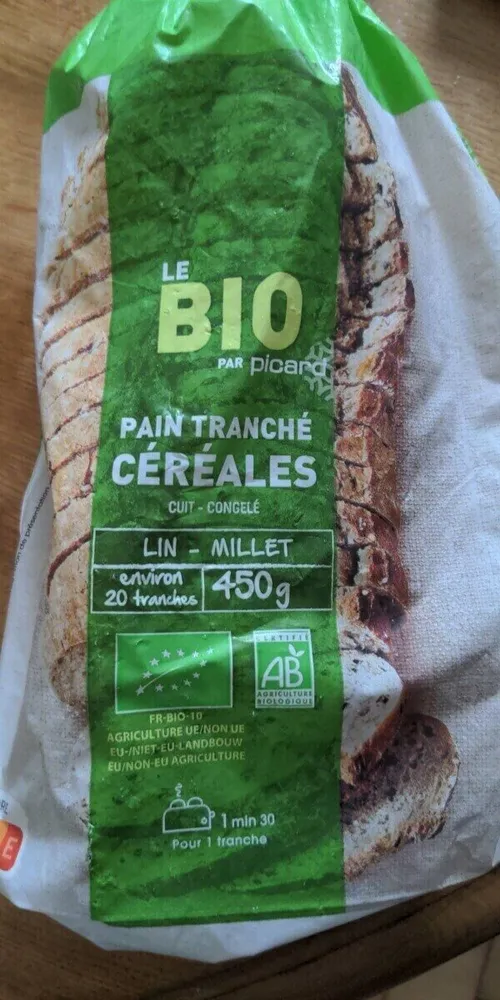 Pain tranché céréales