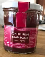 Confiture de framboises sans pepins