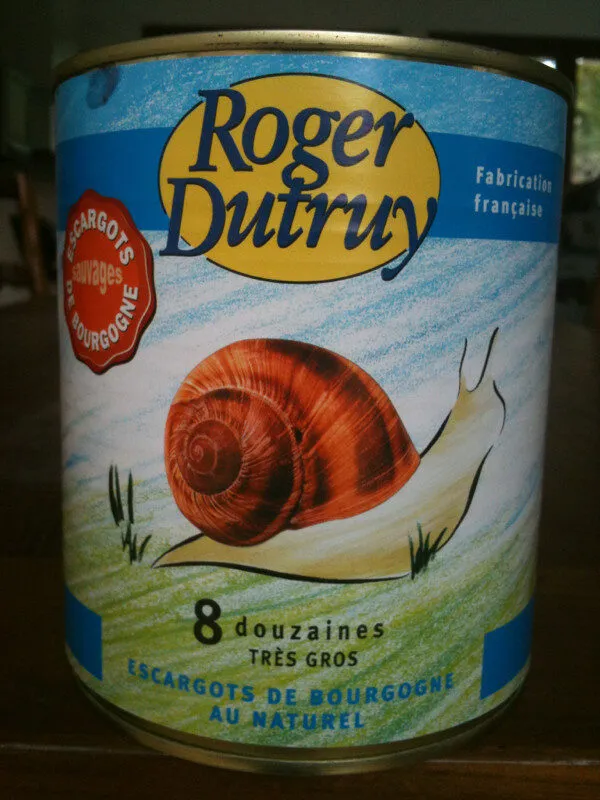 Roger Dutruy Escargots de Bourgogne au naturel