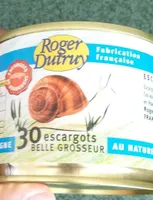 Escargots de Bourgogne au naturel
