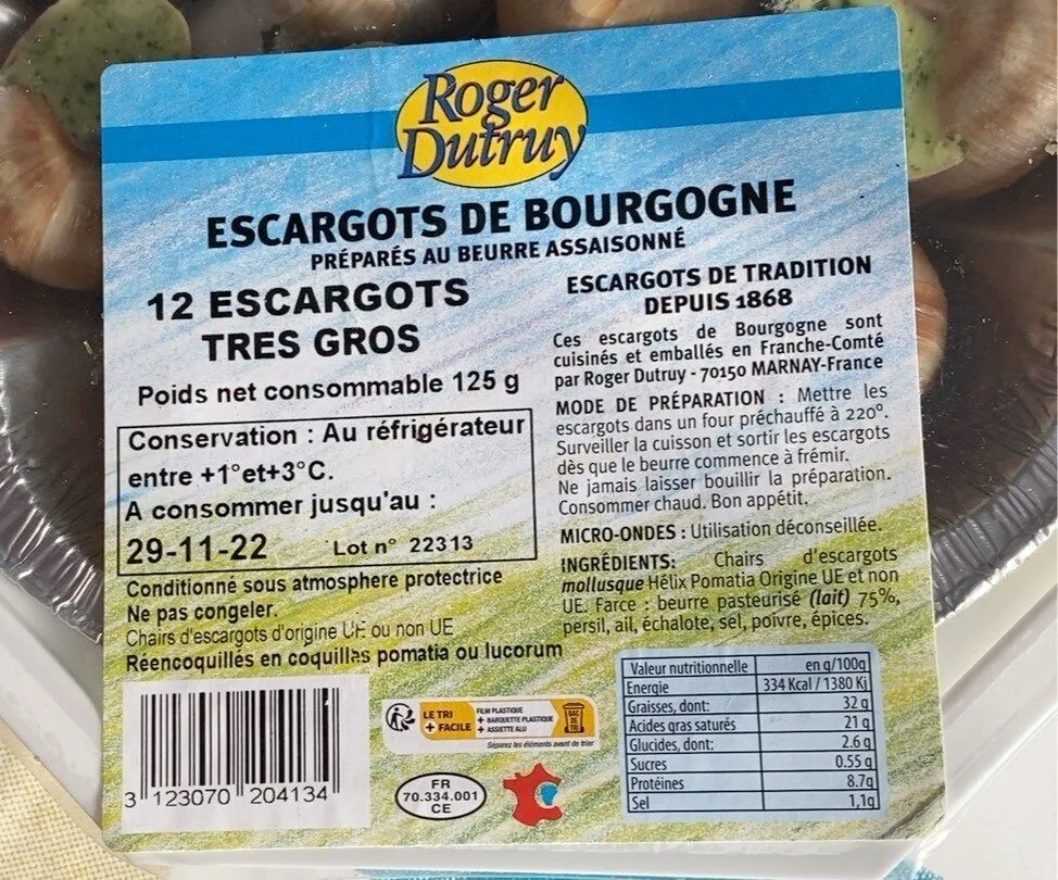 Escargots de Bourgogne