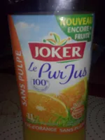 100% pur jus d'orange sans pulpe