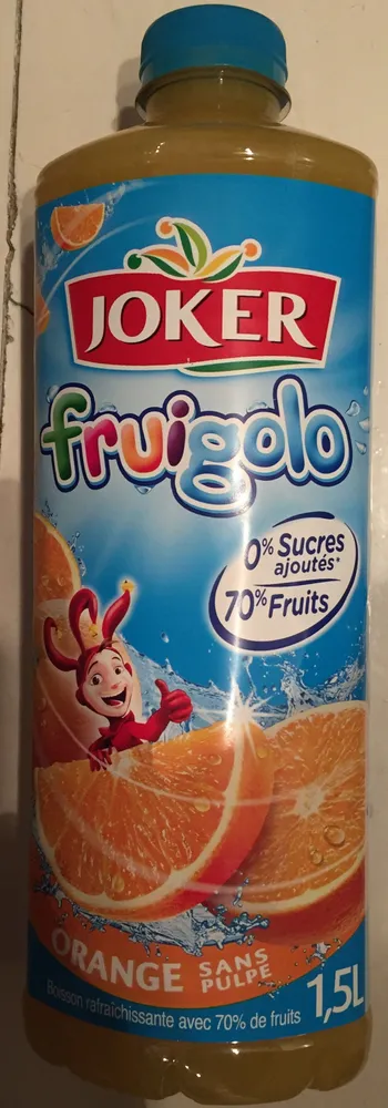Fruigolo Orange sans pulpe
