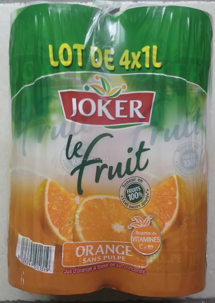 Le Fruit Orange sans pulpe