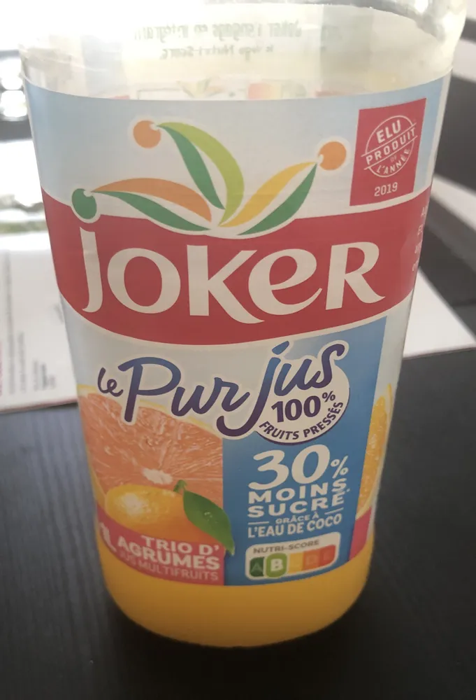 Le pur jus 100% trio d'agrumes