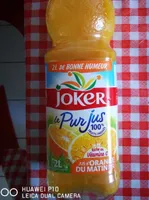 Jus d'orange du matin sans pulpe