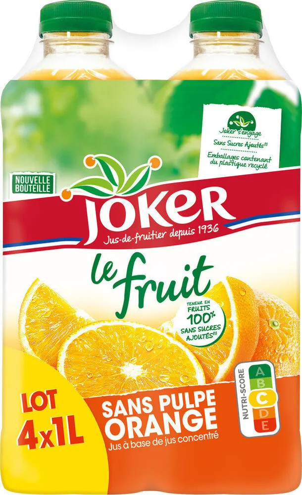 Le Fruit sans pulpe orange