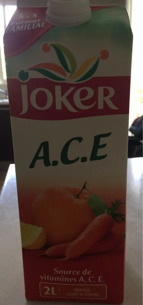 Jus de fruits A.C.E