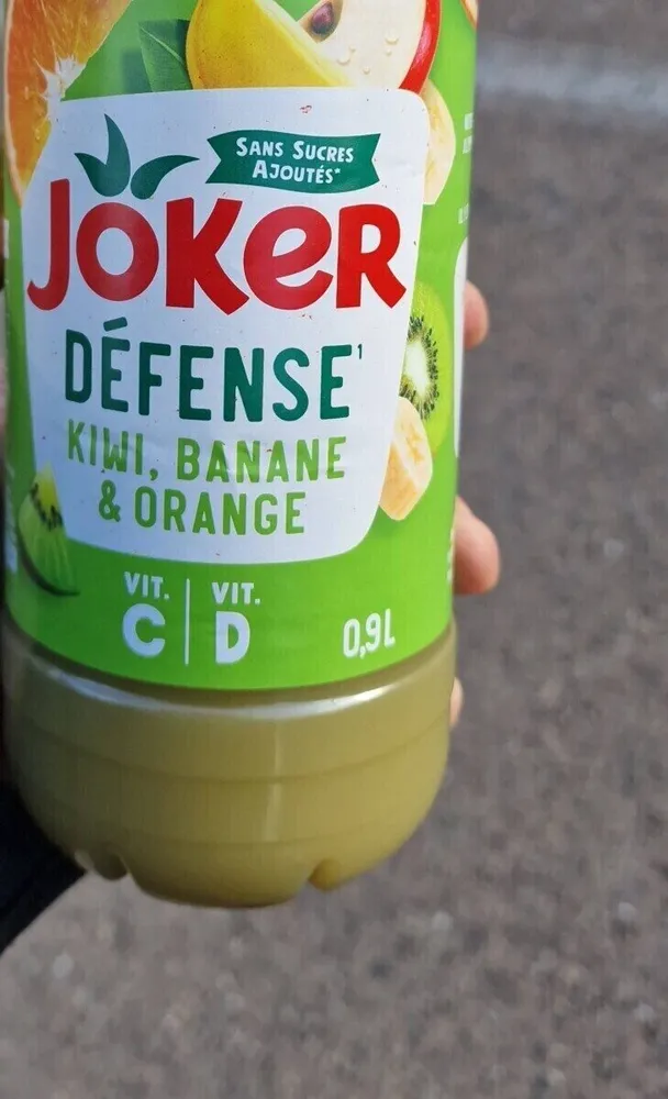 Jus d'orange kiwi banane Défense Vitaminée