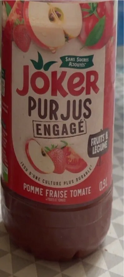 Pur jus engagé Pomme Fraise Tomate