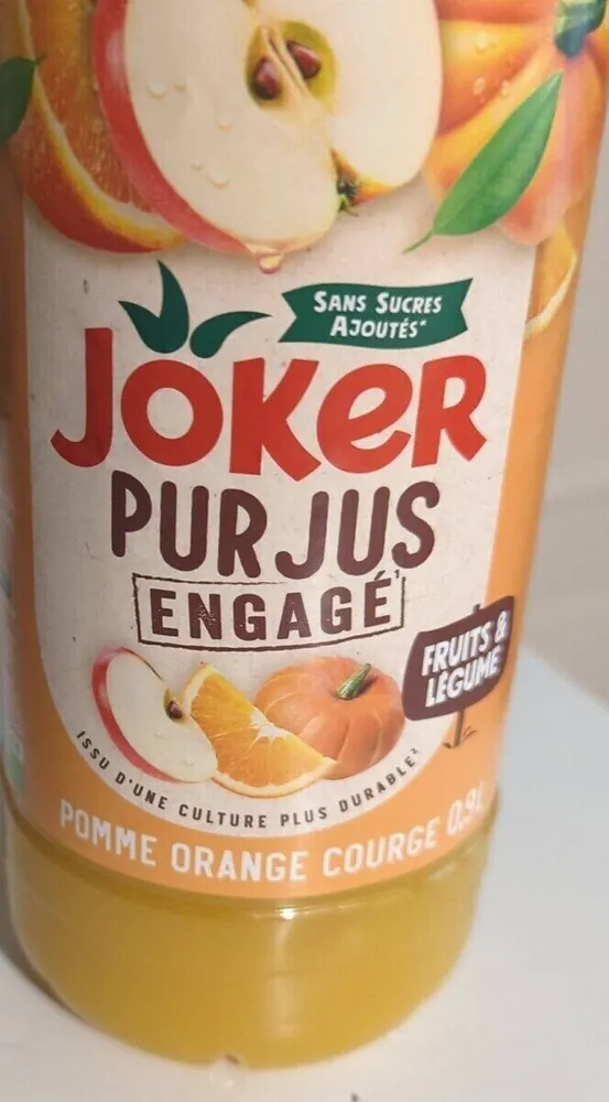 Pur Jus engagé Pomme Orange Courge