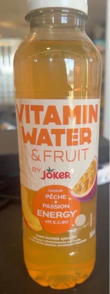 VITAMIN WATER & FRUIT PÊCHE + PASSION ENERGY