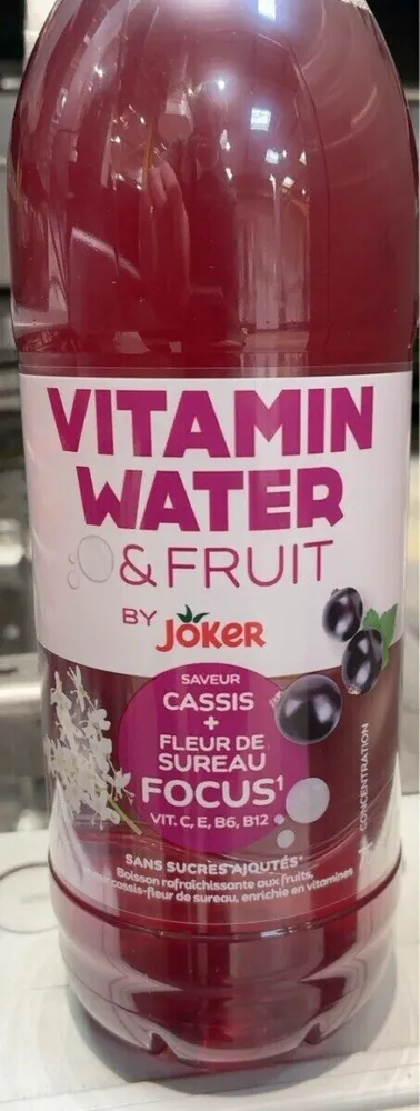 Vitamin water cassis 0,75L