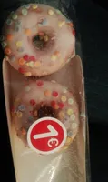 Mini donuts blanc confetti
