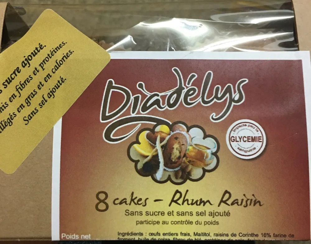 Cakes rhum raisins