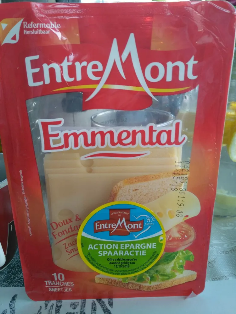Tranches fromage emmental