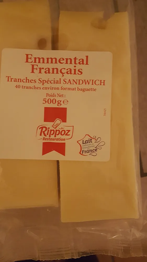 Emmental Français Tranchés spécial Sandwich