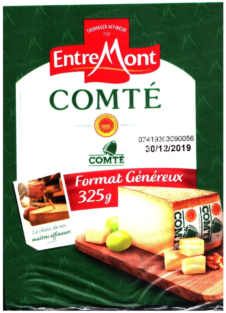 Comté - Fromage à pâte pressée cuite