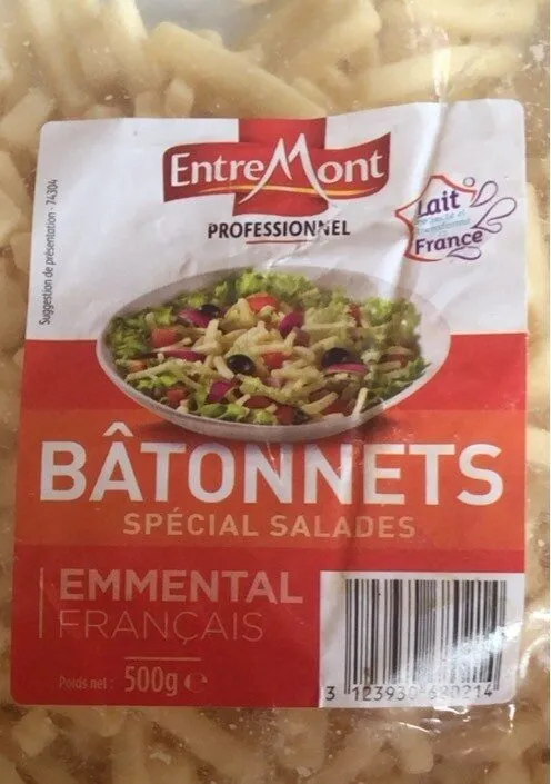 Bâtonnets emmental special salades