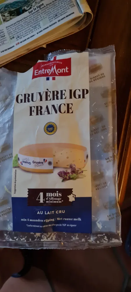 Gruyère IGP France Entremont
