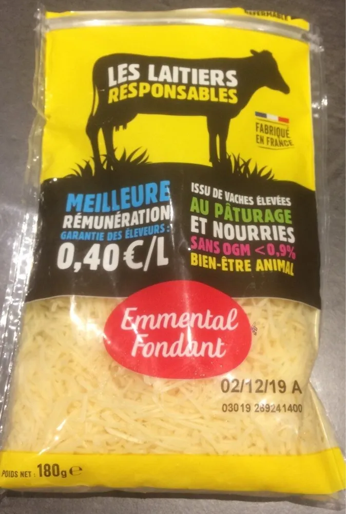 Emmental fondant Les laitiers responsables