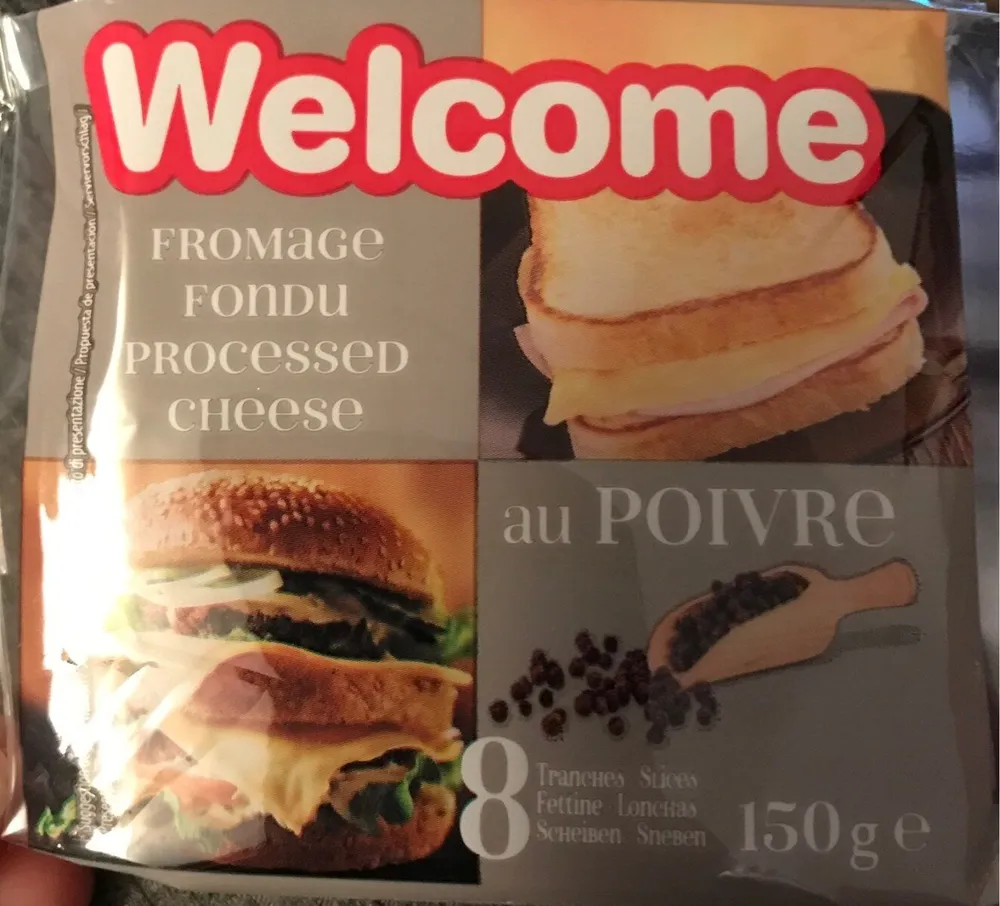 Fromage fondu au poivre