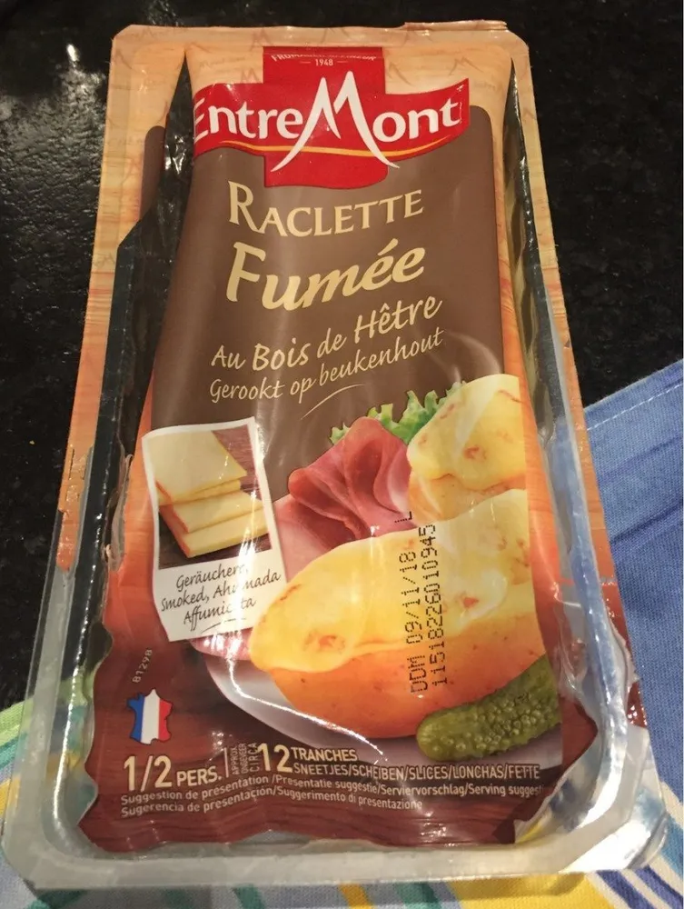 Raclette fumée au bois de Hêtre