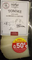 Tomme au lait de brebis et de chèvre