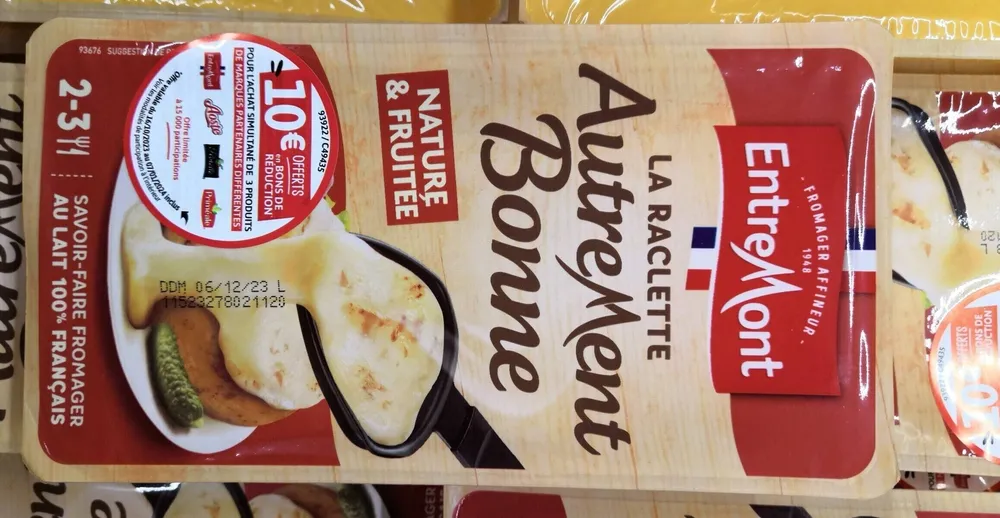 La Raclette Autrement Bonne Nature & Fruitée