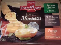 Plateau 3 raclettes
